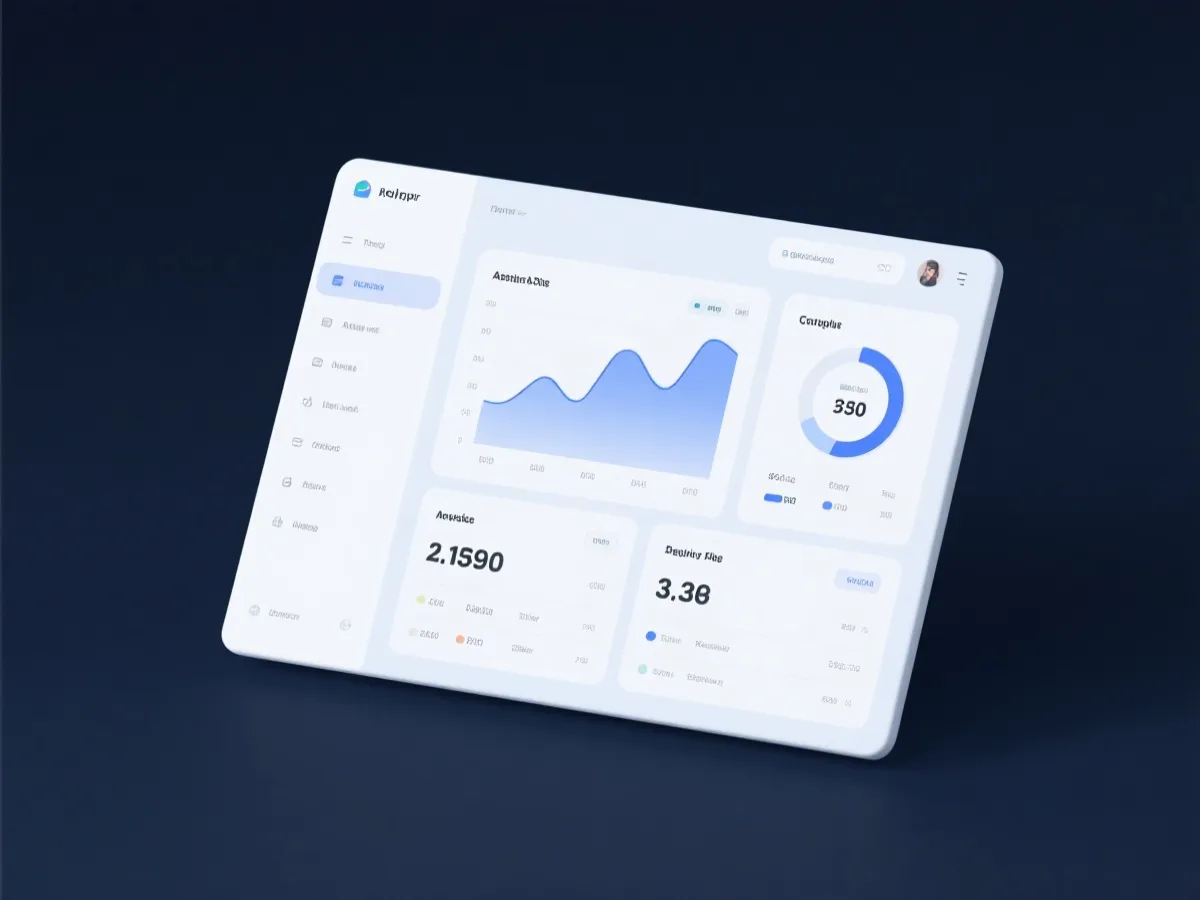 数据面板示意图